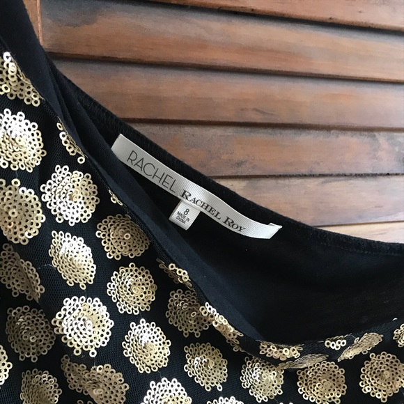 Black gold dress ( Rachel Roy) - Picture 2 of 3